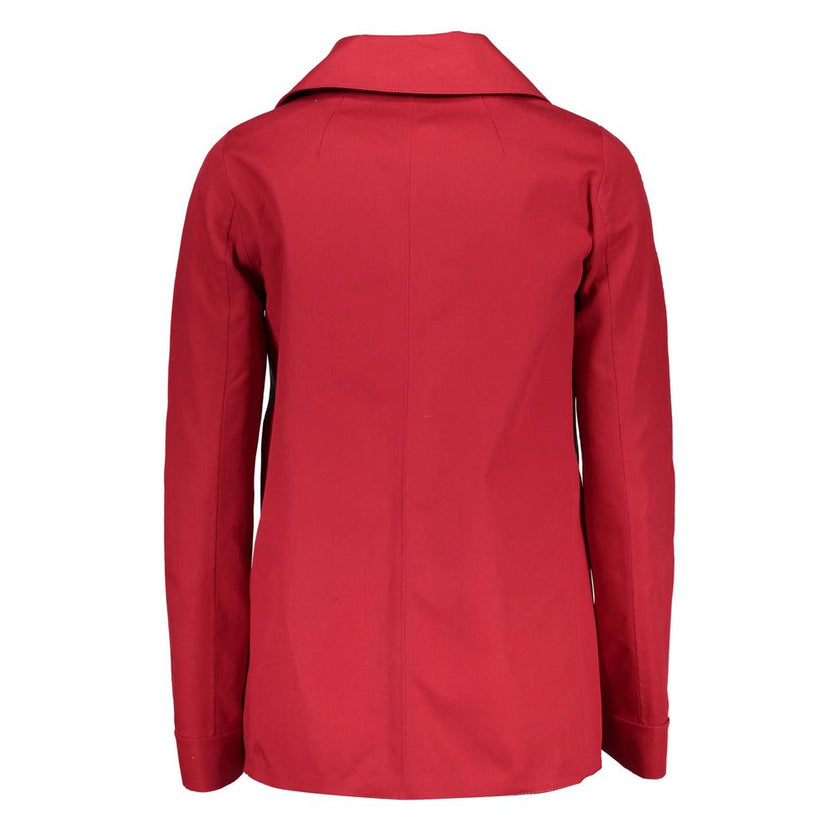 Gant Red Cotton Women Jacket