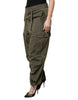 Dolce & Gabbana Army Green High Waist Cargo Pants