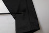 Dolce & Gabbana Black Nylon High Waist Slim Fit Pants