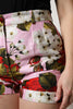 Dolce & Gabbana Pink Floral Print High Waist Hotpants Short
