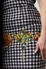 Dolce & Gabbana Multicolor Floral Print High Waist Pencil Cut Skirt