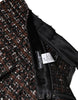 Dolce & Gabbana Multicolor High Waist Tartan Tweed Mini Skirt