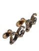 Dolce & Gabbana Gold Tone 925 Sterling Silver DG Logo Accessory Cufflink