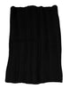 Dolce & Gabbana Black Cashmere Knitted Neck Warmer Foulard Scarf