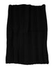 Dolce & Gabbana Black Cashmere Knitted Neck Warmer Foulard Scarf