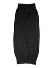 Dolce & Gabbana Black Cashmere Knitted Neck Warmer Foulard Scarf