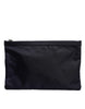 Dolce & Gabbana Blue DG Logo Patch Embellished Pouch Clutch Bag