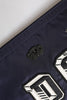 Dolce & Gabbana Blue DG Logo Patch Embellished Pouch Clutch Bag