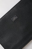 Dolce & Gabbana Black Leather Logo Plaque Purse Fanny Pack Bag