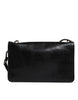 Dolce & Gabbana Black Leather Logo Purse Shoulder Crossbody Bag
