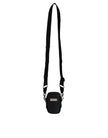 Dolce & Gabbana Black Nylon Leather Logo Plaque Crossbody Sling Bag