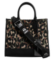 Dolce & Gabbana Multicolor Leopard Shopping Tote Shoulder Bag