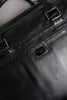 Dolce & Gabbana Black Leather Messenger Shoulder Strap Bag