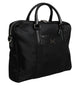 Dolce & Gabbana Black Leather Document Briefcase Top Handle Bag
