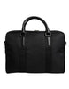 Dolce & Gabbana Black Leather Document Briefcase Top Handle Bag
