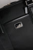 Dolce & Gabbana Black Leather Document Briefcase Top Handle Bag