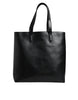 Dolce & Gabbana Black Calf Leather Shopping Tote Shoulder Bag