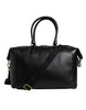 Dolce & Gabbana Black Calfskin Leather Hand Shoulder Duffle Bag