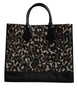 Dolce & Gabbana Multicolor Leopard Shopping Tote Shoulder Bag