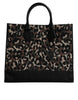 Dolce & Gabbana Multicolor Leopard Shopping Tote Shoulder Bag
