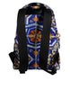 Dolce & Gabbana Multicolor Majolica Print Nylon Travel Backpack Bag