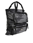 Dolce & Gabbana Black Camouflage Shoulder Strap Logo Plaque Bag