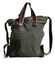 Dolce & Gabbana Military Green Patchwork Rucksack Backpack Bag