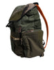 Dolce & Gabbana Military Green Patchwork Travel Backpack Bag