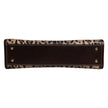 Dolce & Gabbana Brown Leopard Leather Shoulder Strap Tote Bag