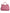 Dolce & Gabbana Pink Leather Sicily Logo Shoulder Satchel Bag