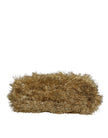 Dolce & Gabbana Gold Vanda Chain Strap Tinsel Crystal Evening Clutch Bag