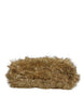 Dolce & Gabbana Gold Vanda Chain Strap Tinsel Crystal Evening Clutch Bag