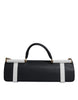 Dolce & Gabbana Blue White Calfskin Leather Crossbody Shoulder Bag