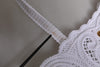 Dolce & Gabbana White Cordonetto Lace Beatrice Tote Shopping Bag