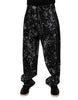 Dolce & Gabbana Black Tie Dye Cotton Straight Men Denim Jeans