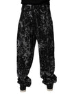 Dolce & Gabbana Black Tie Dye Cotton Straight Men Denim Jeans