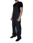 Dolce & Gabbana Dark Blue Cotton Men Jumpsuit Denim Jeans