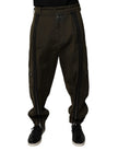 Dolce & Gabbana Dark Brown Cotton Jogger Cargo Pants