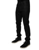 Dolce & Gabbana Black Cotton Stretch Skinny Men Denim Jeans