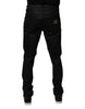Dolce & Gabbana Black Cotton Stretch Skinny Men Denim Jeans