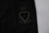 Dolce & Gabbana Black Sacred Heart Cotton Skinny Denim Jeans