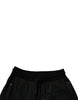 Dolce & Gabbana Black Cotton Sweatshorts Men Bermuda Shorts