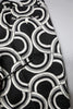 Dolce & Gabbana Black White Linen Bermuda Shorts