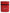 Dolce & Gabbana Red Calfskin Leather Logo Print Flip Holder Airpods Case