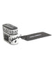 Dolce & Gabbana Black White Leather Scribble Embossed Logo Airpods Case