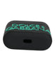 Dolce & Gabbana Black Orange Silicone Embossed Logo Airpods Case