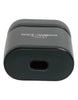 Dolce & Gabbana Black Calfskin Leather Logo Print Flip Holder Airpods Case
