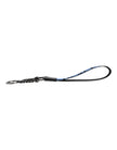 Dolce & Gabbana Blue Logo Nylon Silver Brass Men Holder Keychain Keyring