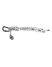 Dolce & Gabbana Multicolor Tape String DG Logo Keychain Polyester Keyring