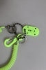 Dolce & Gabbana Green Springy Key Holder DG Logo Men's Keychain Keyring